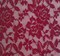 1 Yard Regina Red Lace Fabric, 57/58" Wide, Delicate Apparel Textile for Elegant Sewing